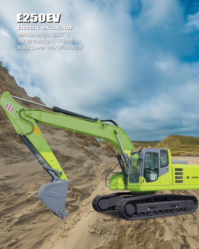 Excavator electric E250EV – 23,5 tone – cu acumulatori, nou