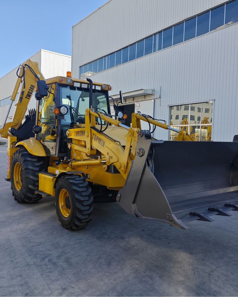 Buldoexcavator TOPWIN– Model TWB388T, nou